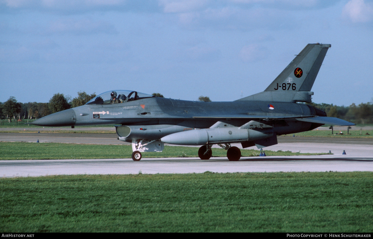 Aircraft Photo of J-876 | General Dynamics F-16A Fighting Falcon | Netherlands - Air Force | AirHistory.net #447510