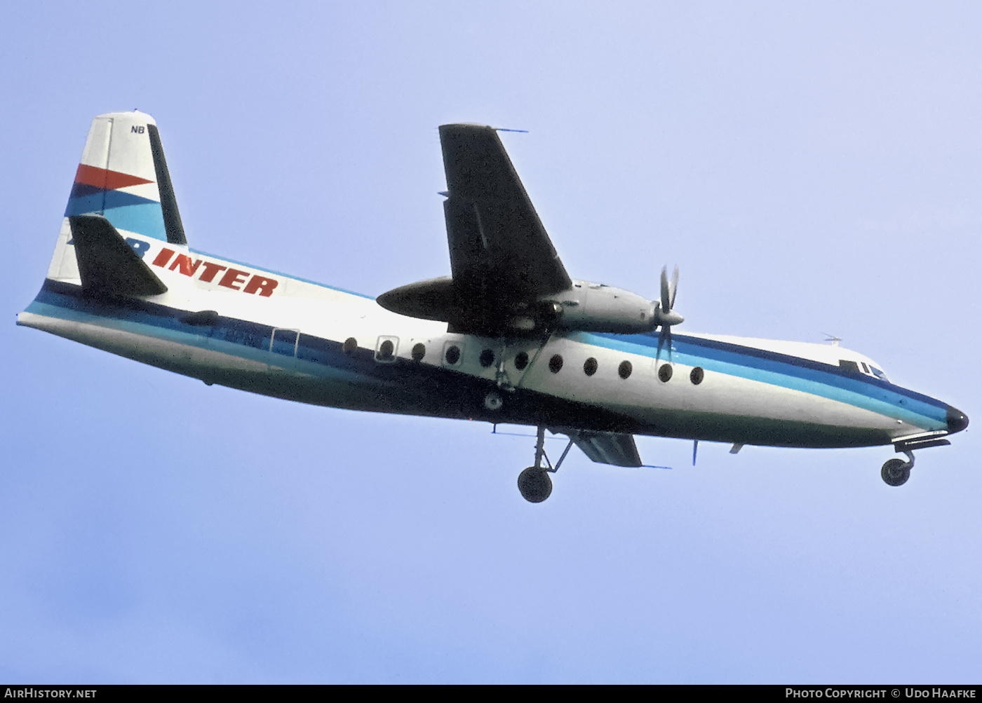 Aircraft Photo of F-BPNB | Fokker F27-500 Friendship | Air Inter | AirHistory.net #447525