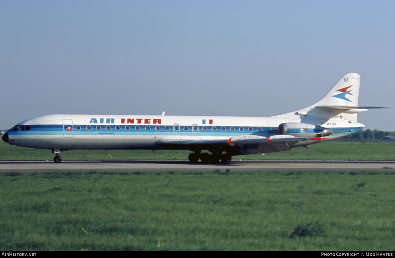 Aircraft Photo of F-BTOA | Aerospatiale SE-210 Caravelle 12 | Air Inter | AirHistory.net #447526