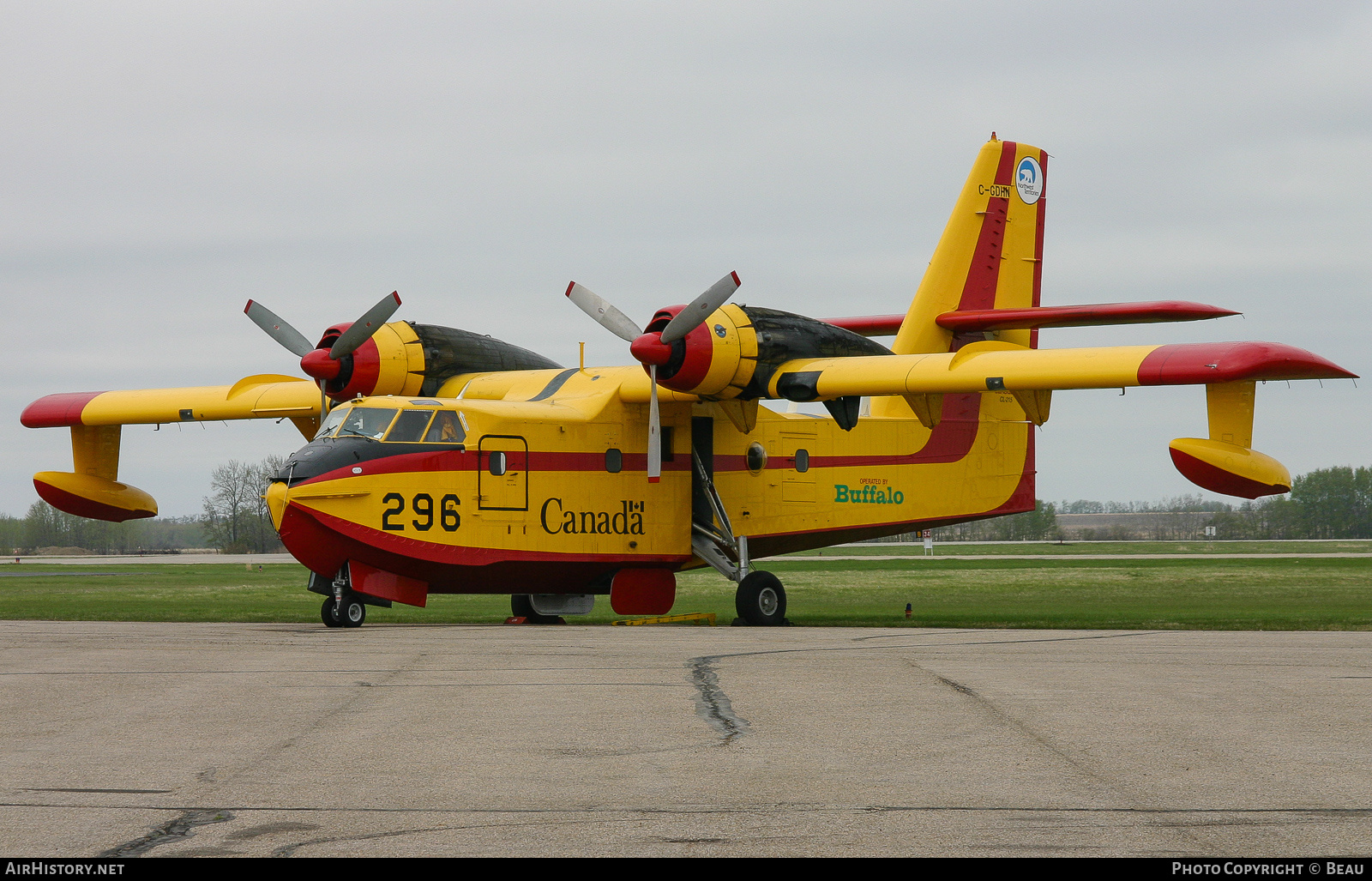 Aircraft Photo of C-GDHN | Canadair CL-215-V (CL-215-1A10) | Buffalo Airways | AirHistory.net #447536