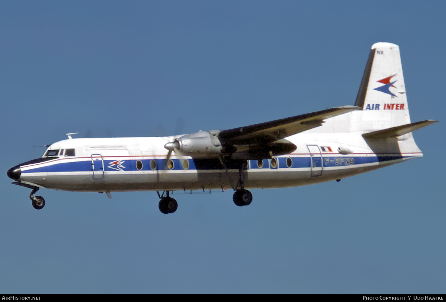 Aircraft Photo of F-BPNB | Fokker F27-500 Friendship | Air Inter | AirHistory.net #447543