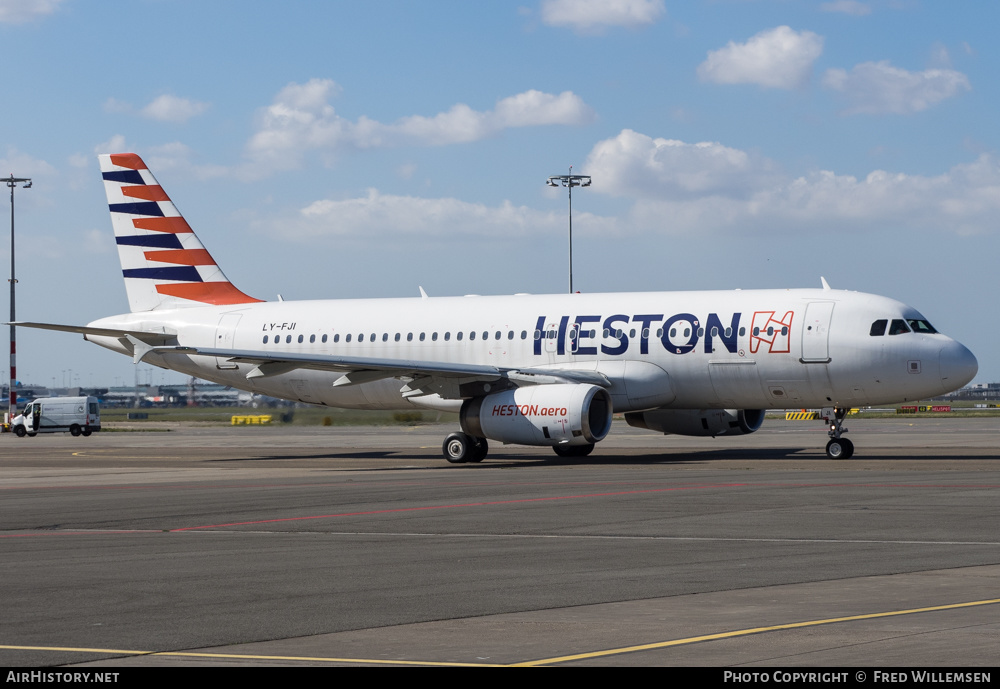 Aircraft Photo of LY-FJI | Airbus A320-232 | Heston Airlines | AirHistory.net #447610