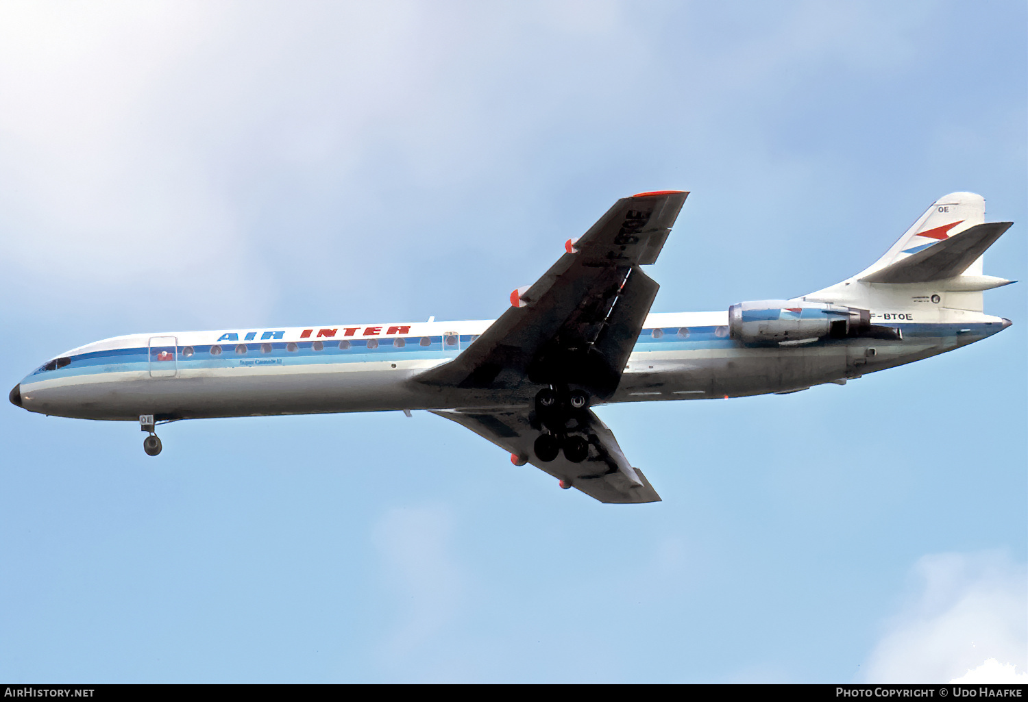 Aircraft Photo of F-BTOE | Aerospatiale SE-210 Caravelle 12 | Air Inter | AirHistory.net #447612