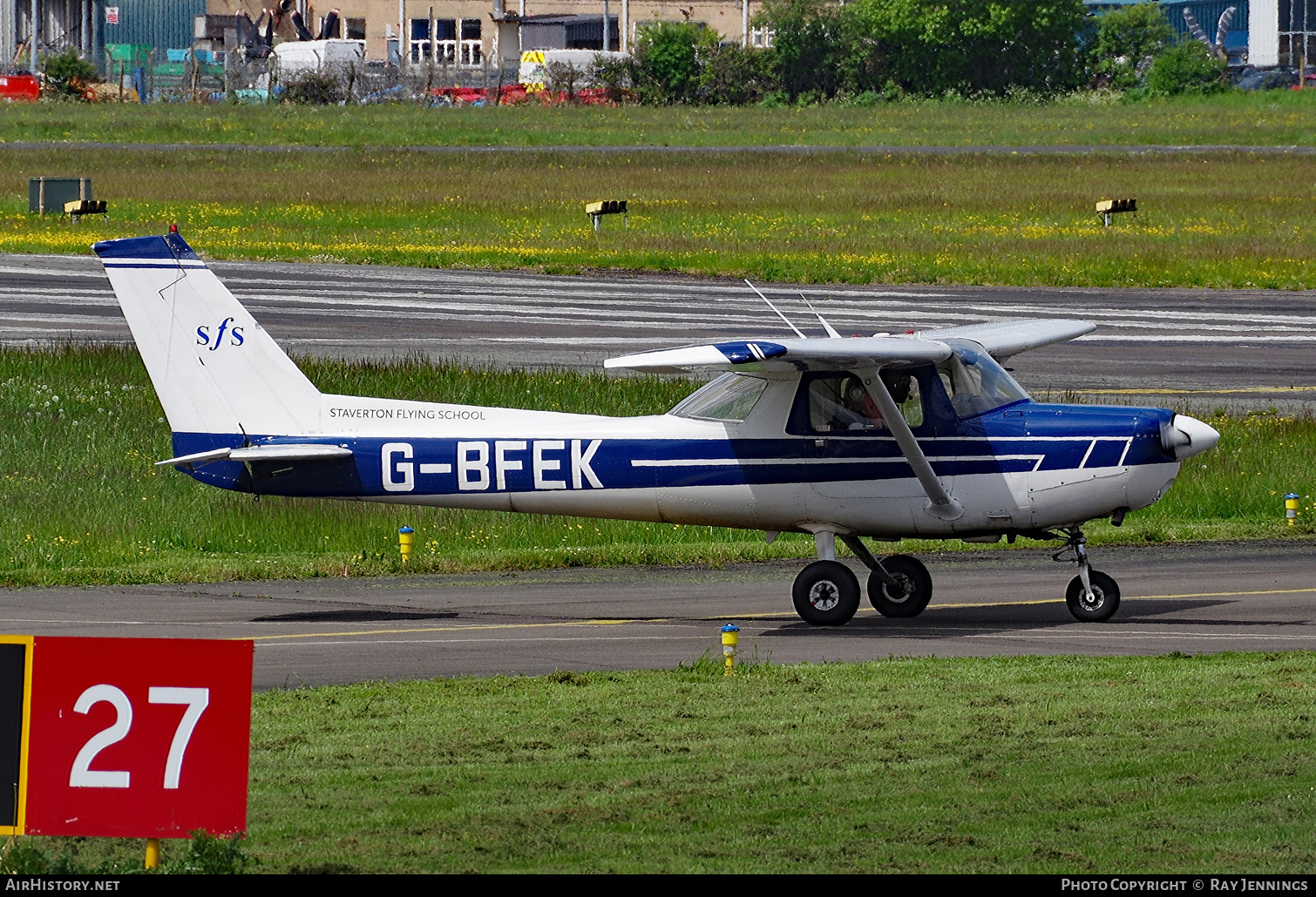 Aircraft Photo of G-BFEK | Reims F152 II | SFS - Staverton Flying School | AirHistory.net #447630