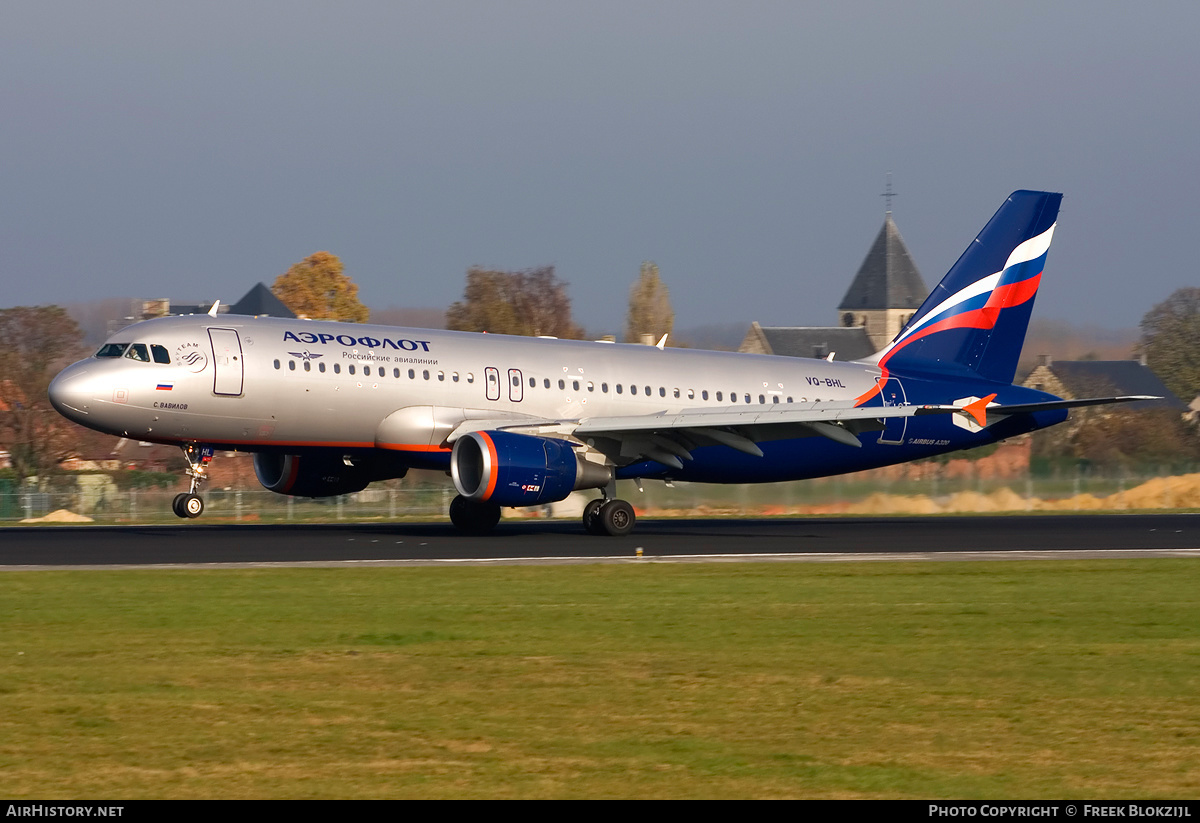 Aircraft Photo of VQ-BHL | Airbus A320-214 | Aeroflot - Russian Airlines | AirHistory.net #447635