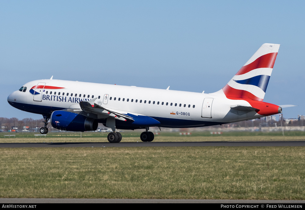 Aircraft Photo of G-DBCG | Airbus A319-131 | British Airways | AirHistory.net #447641