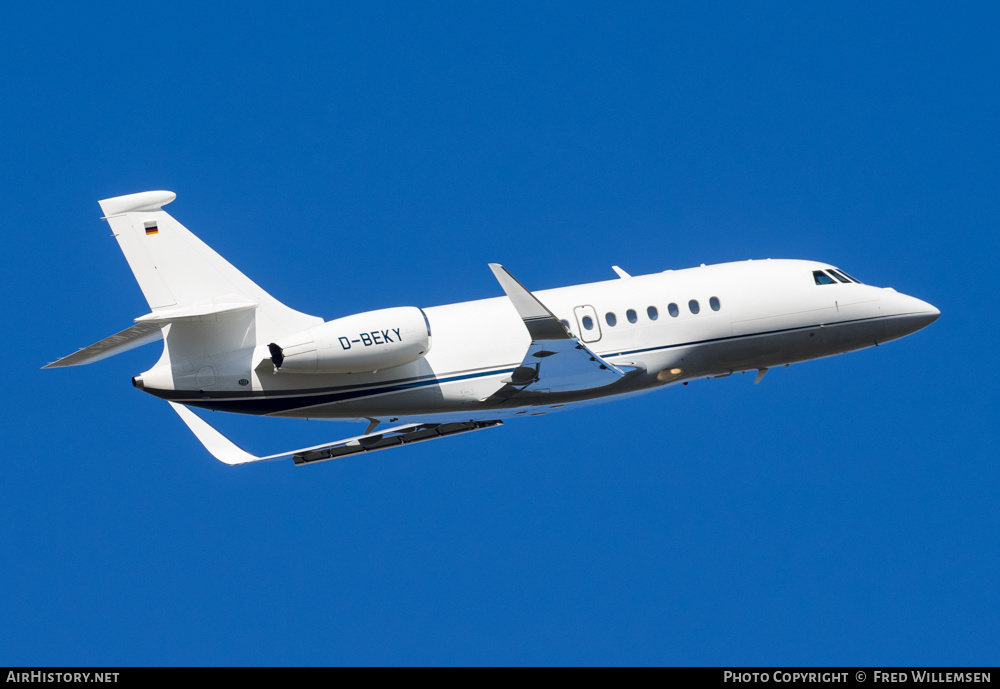 Aircraft Photo of D-BEKY | Dassault Falcon 2000LX | AirHistory.net #447661