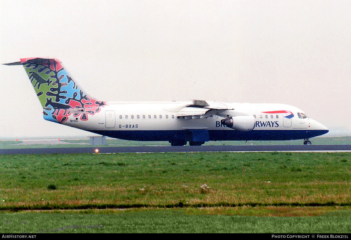 Aircraft Photo of G-BXAS | British Aerospace Avro 146-RJ100 | British Airways | AirHistory.net #447671