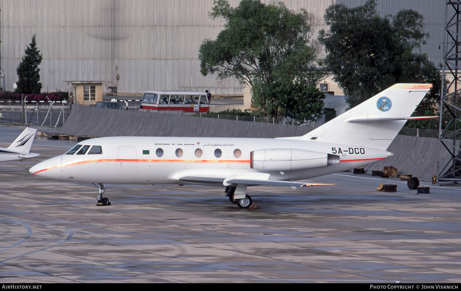 Aircraft Photo of 5A-DCO | Dassault Falcon 20C | Department of Civil Aviation | AirHistory.net #447708