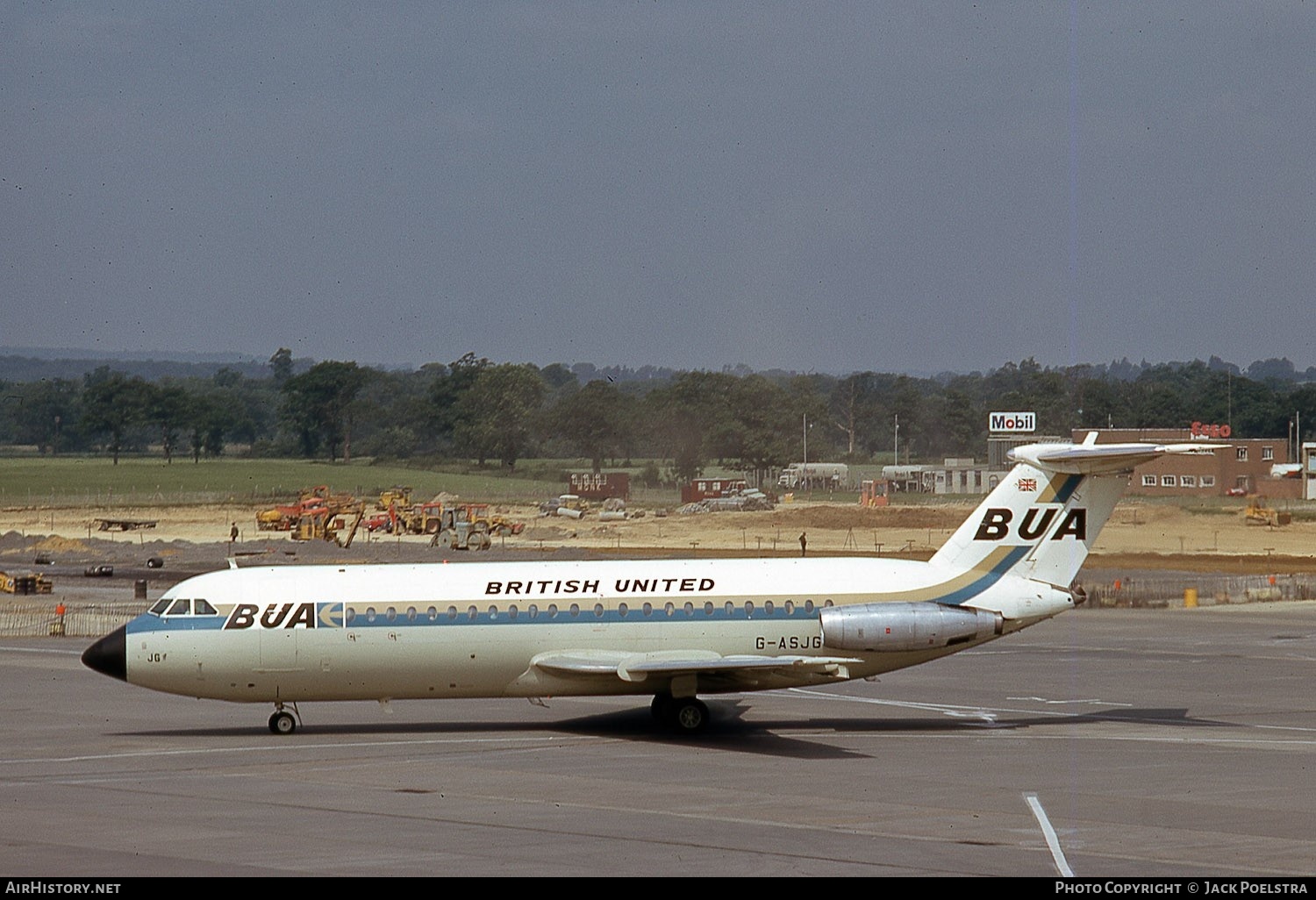Aircraft Photo of G-ASJG | BAC 111-201AC One-Eleven | British United Airways - BUA | AirHistory.net #447712