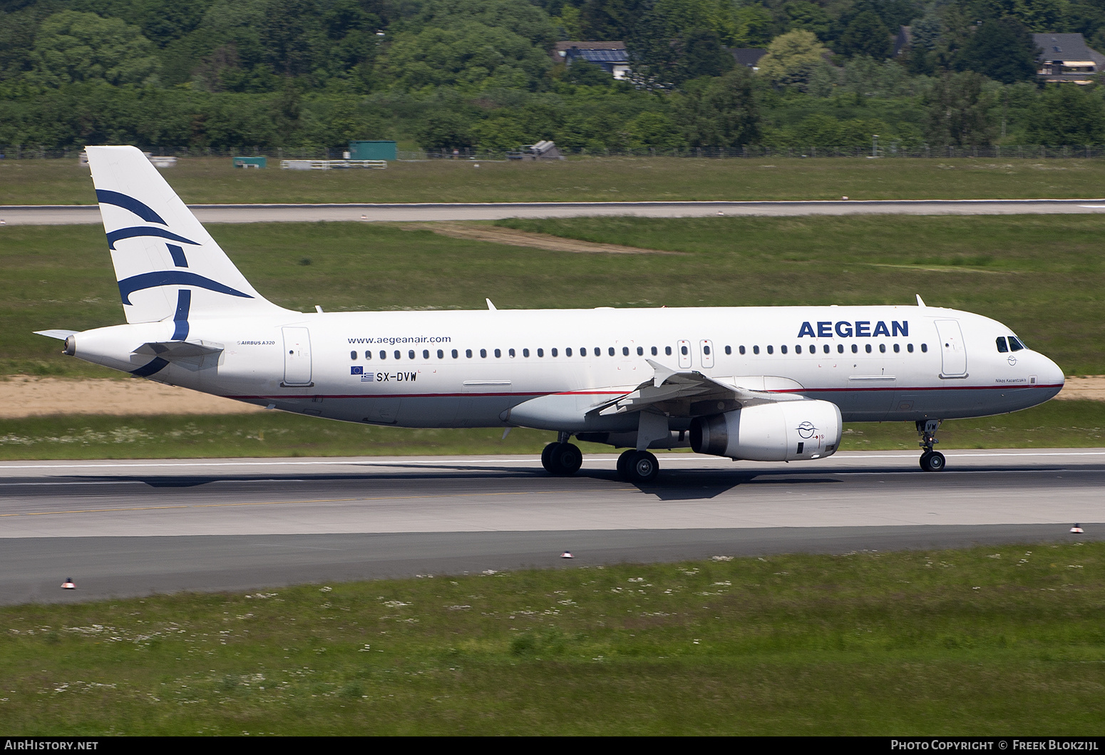 Aircraft Photo of SX-DVW | Airbus A320-232 | Aegean Airlines | AirHistory.net #447728