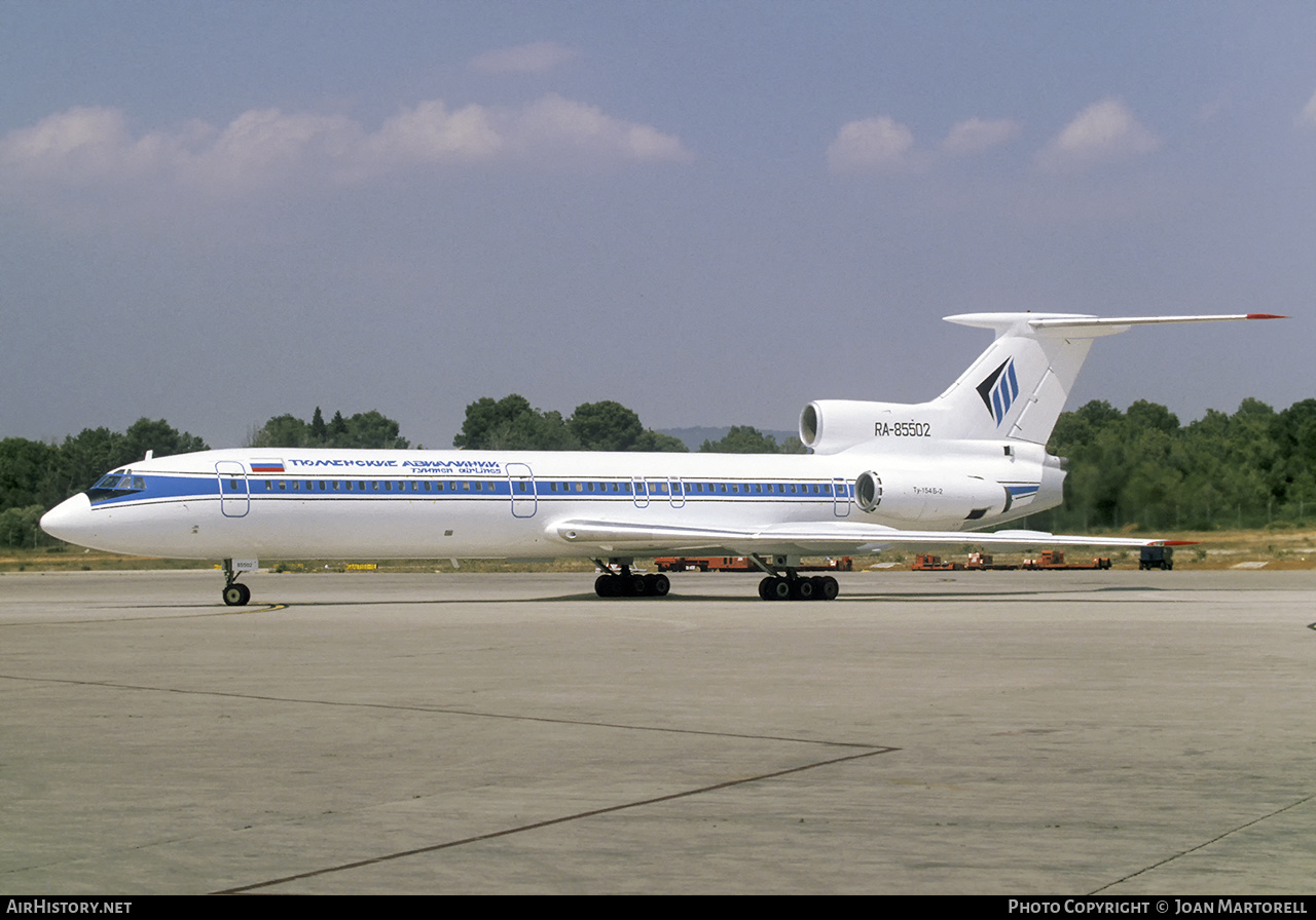 Aircraft Photo of RA-85502 | Tupolev Tu-154B-2 | Tyumen Airlines | AirHistory.net #447735