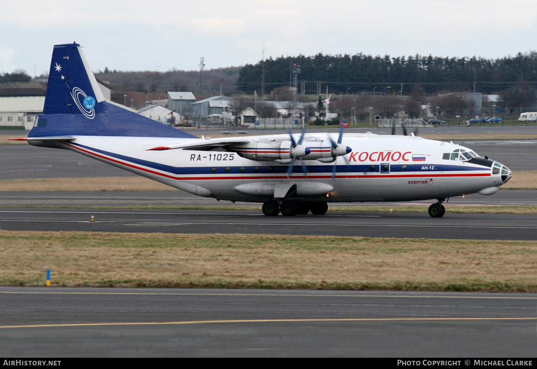 Aircraft Photo of RA-11025 | Antonov An-12B | Kosmos Airlines | AirHistory.net #447739