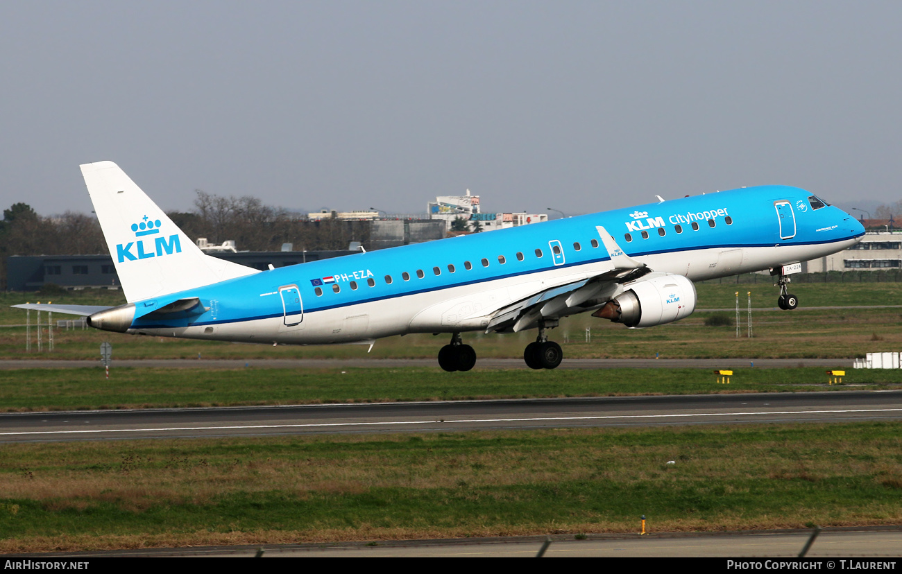 Aircraft Photo of PH-EZA | Embraer 190STD (ERJ-190-100STD) | KLM Cityhopper | AirHistory.net #447745