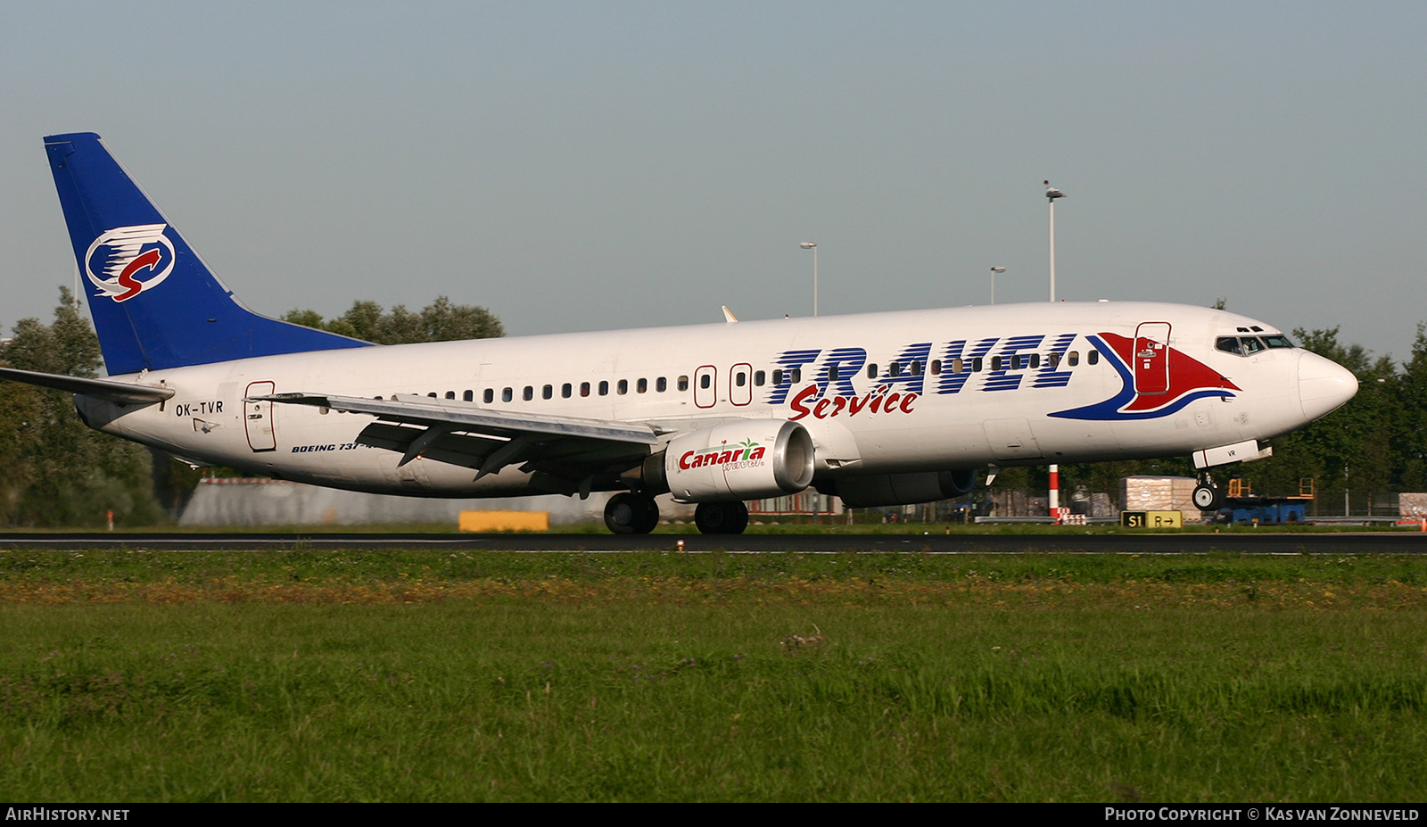 Aircraft Photo of OK-TVR | Boeing 737-4Y0 | Travel Service | AirHistory.net #447757