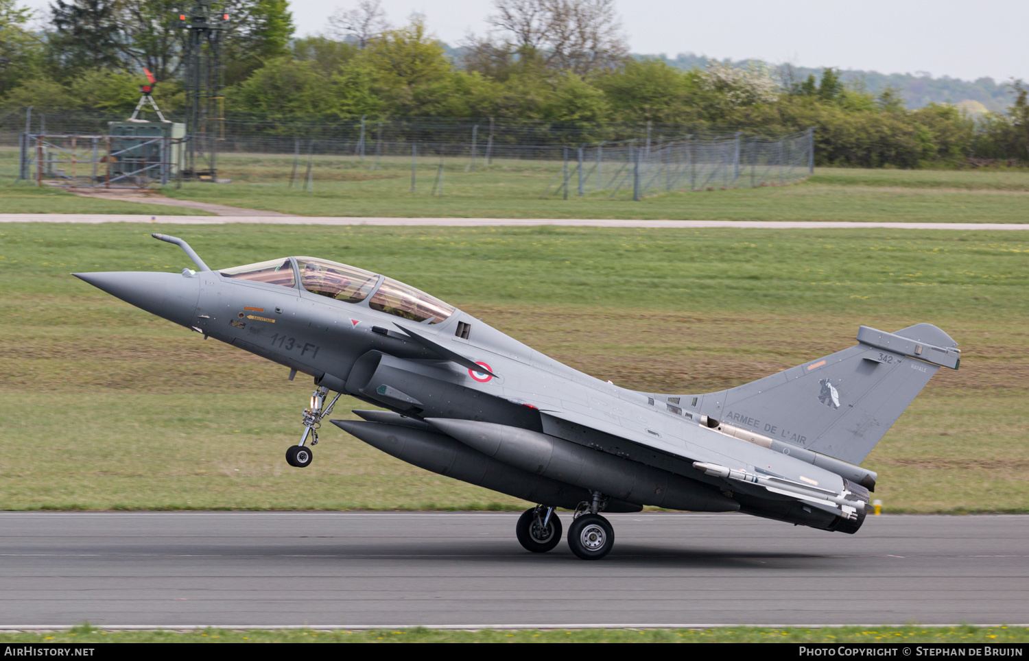 Aircraft Photo of 342 | Dassault Rafale B | France - Air Force | AirHistory.net #447780