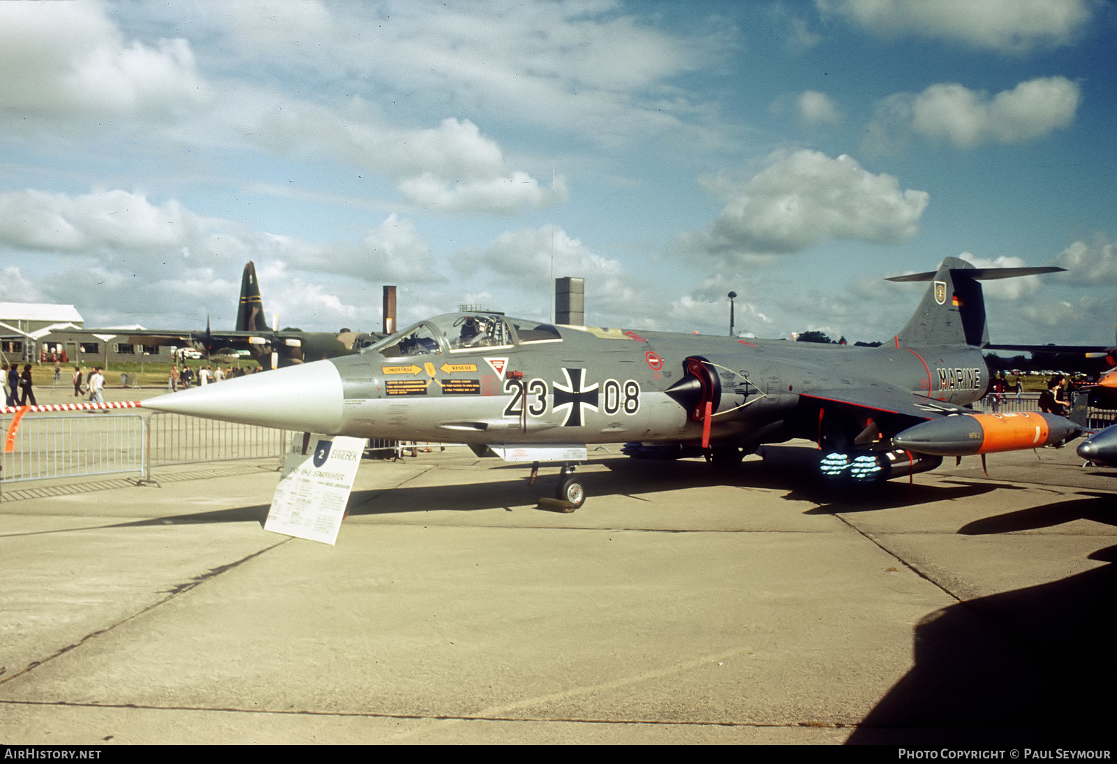 Aircraft Photo of 2308 | Lockheed F-104G Starfighter | Germany - Navy | AirHistory.net #447795