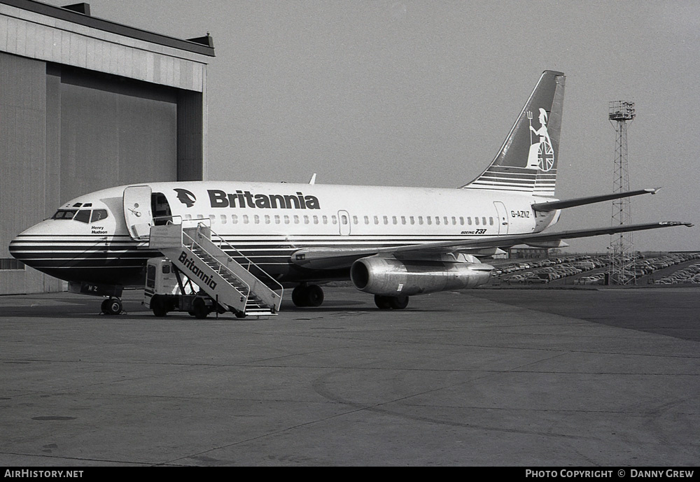 Aircraft Photo of G-AZNZ | Boeing 737-222 | Britannia Airways | AirHistory.net #447823