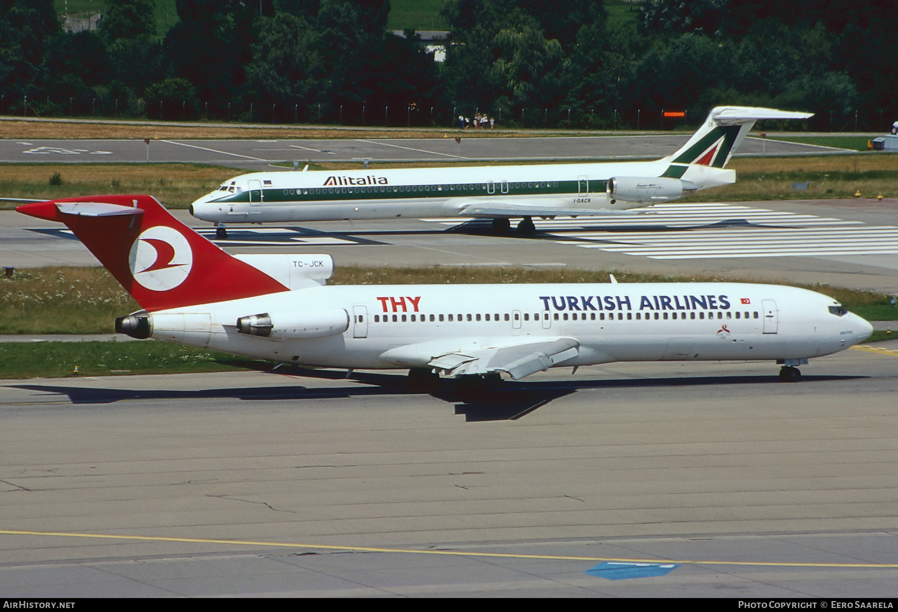 Aircraft Photo of TC-JCK | Boeing 727-243/Adv | THY Türk Hava Yolları - Turkish Airlines | AirHistory.net #447827