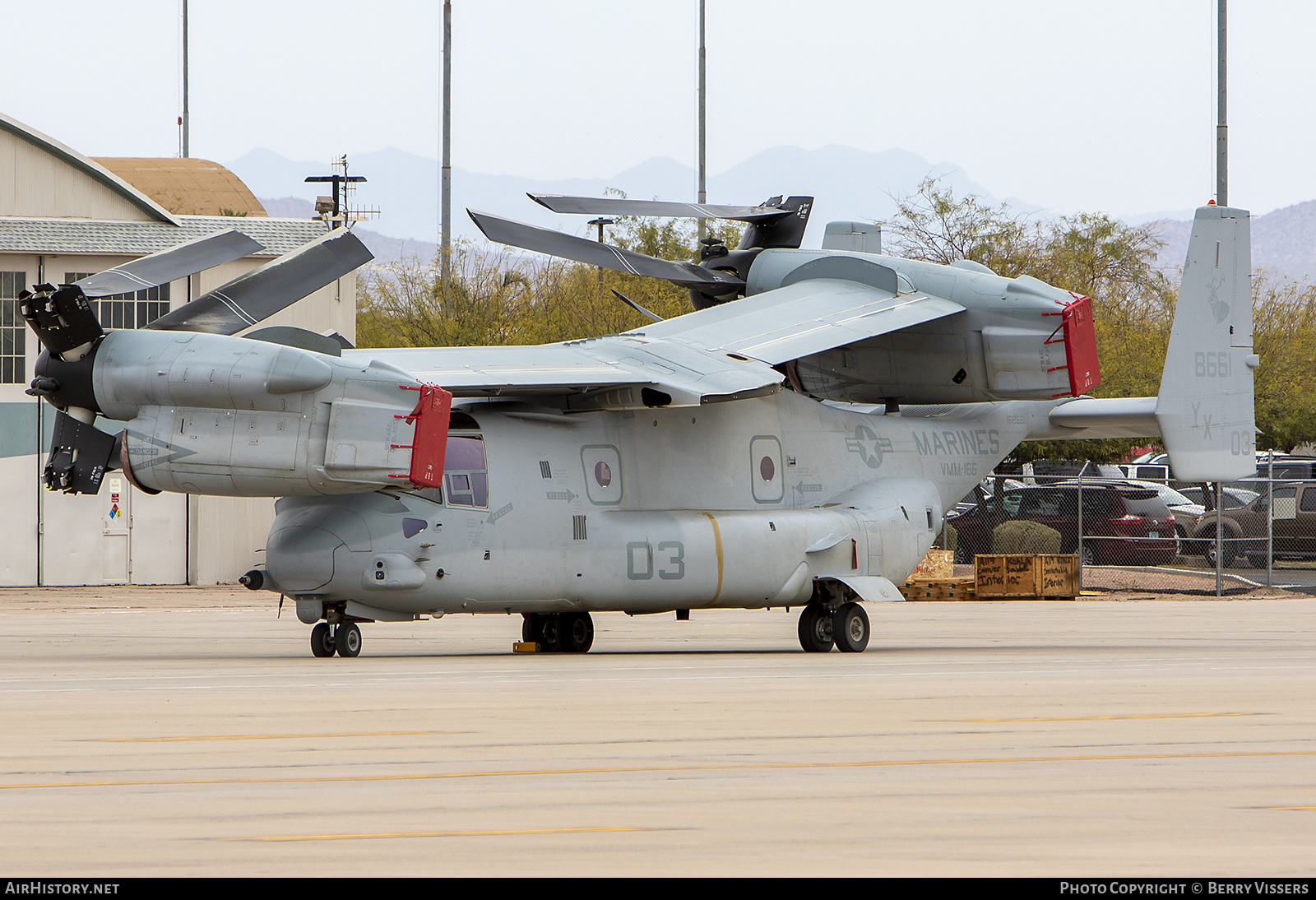 Aircraft Photo of 168661 | Bell-Boeing MV-22B Osprey | USA - Marines | AirHistory.net #447893