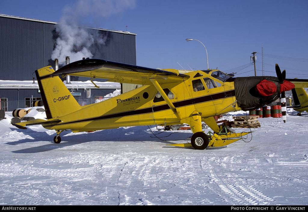 Aircraft Photo of C-GWQF | De Havilland Canada DHC-2 Turbo Beaver Mk3 | Ptarmigan Airways | AirHistory.net #447902
