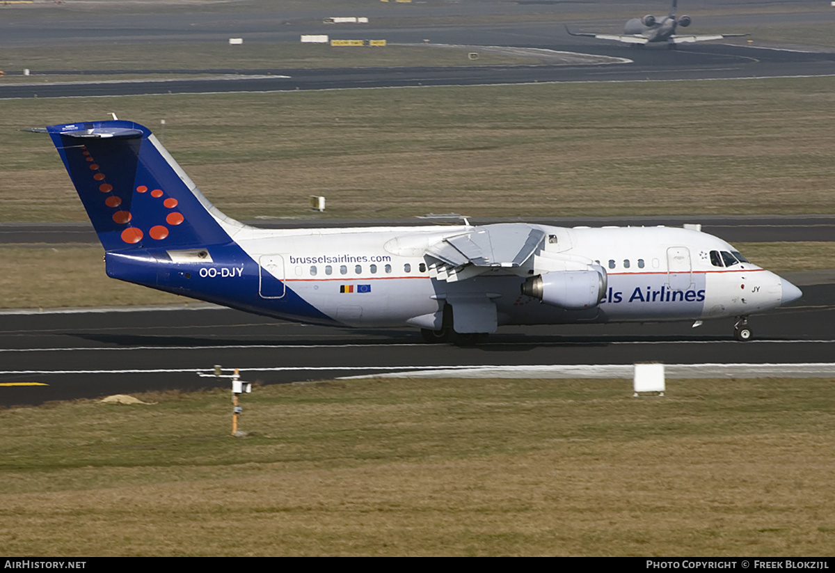 Aircraft Photo of OO-DJY | British Aerospace Avro 146-RJ85 | Brussels Airlines | AirHistory.net #447907