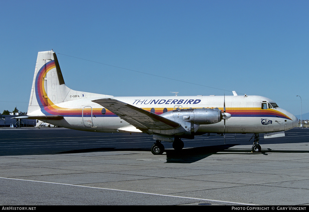 Aircraft Photo of C-GBFA | British Aerospace BAe-748 Srs2B/FAA | Thunderbird Tours | AirHistory.net #447912