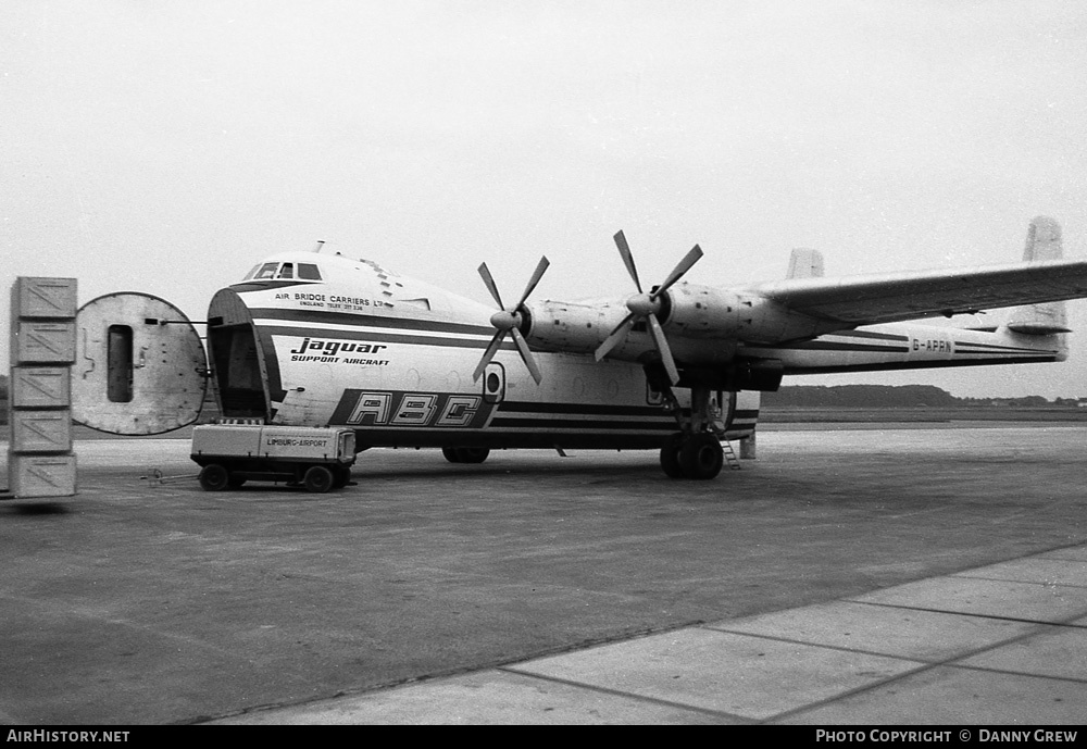Aircraft Photo of G-APRN | Armstrong Whitworth AW-650 Argosy 102 | Air Bridge Carriers - ABC | AirHistory.net #447931