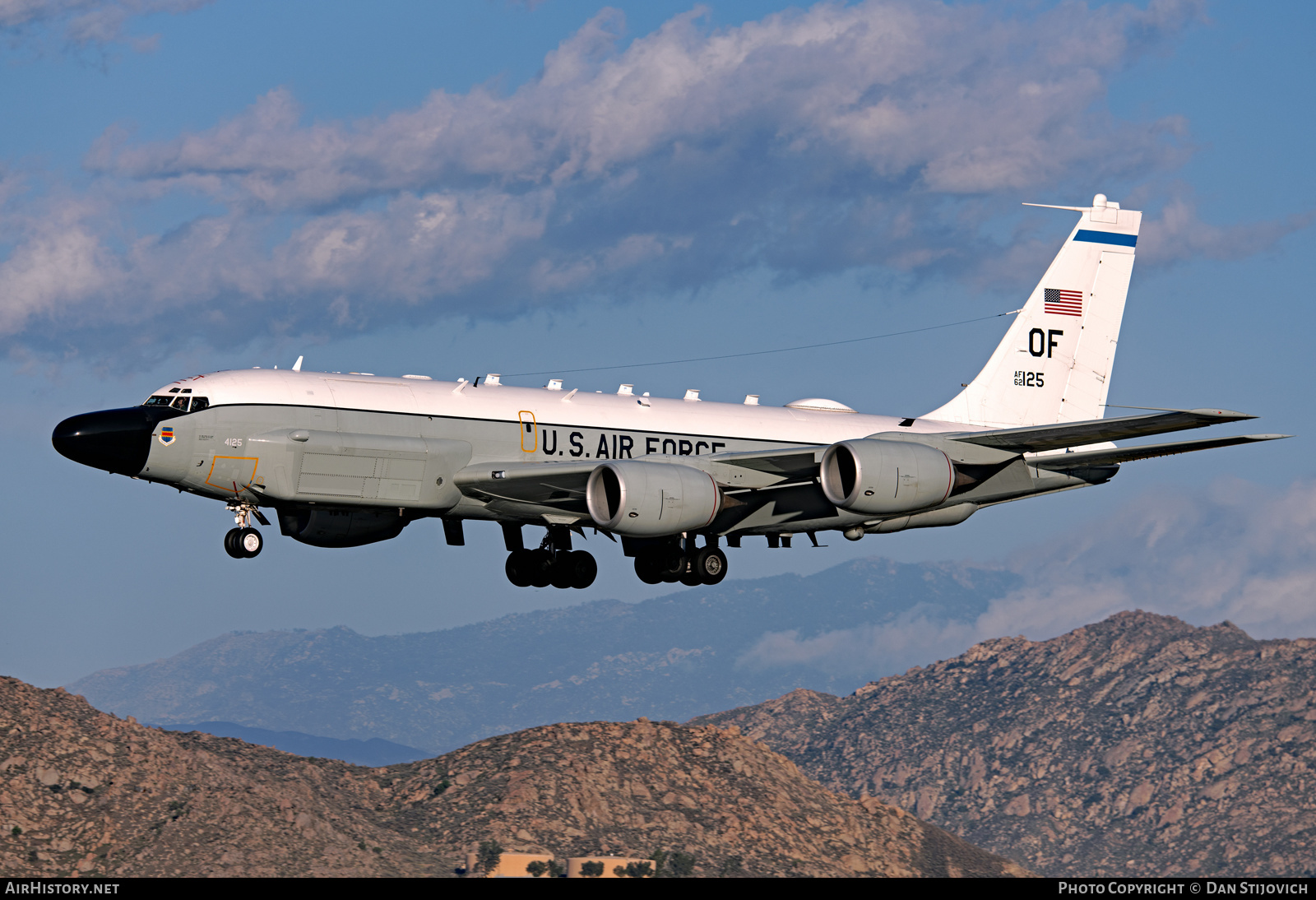 Aircraft Photo of 62-4125 / AF62-125 | Boeing RC-135W | USA - Air Force | AirHistory.net #447954