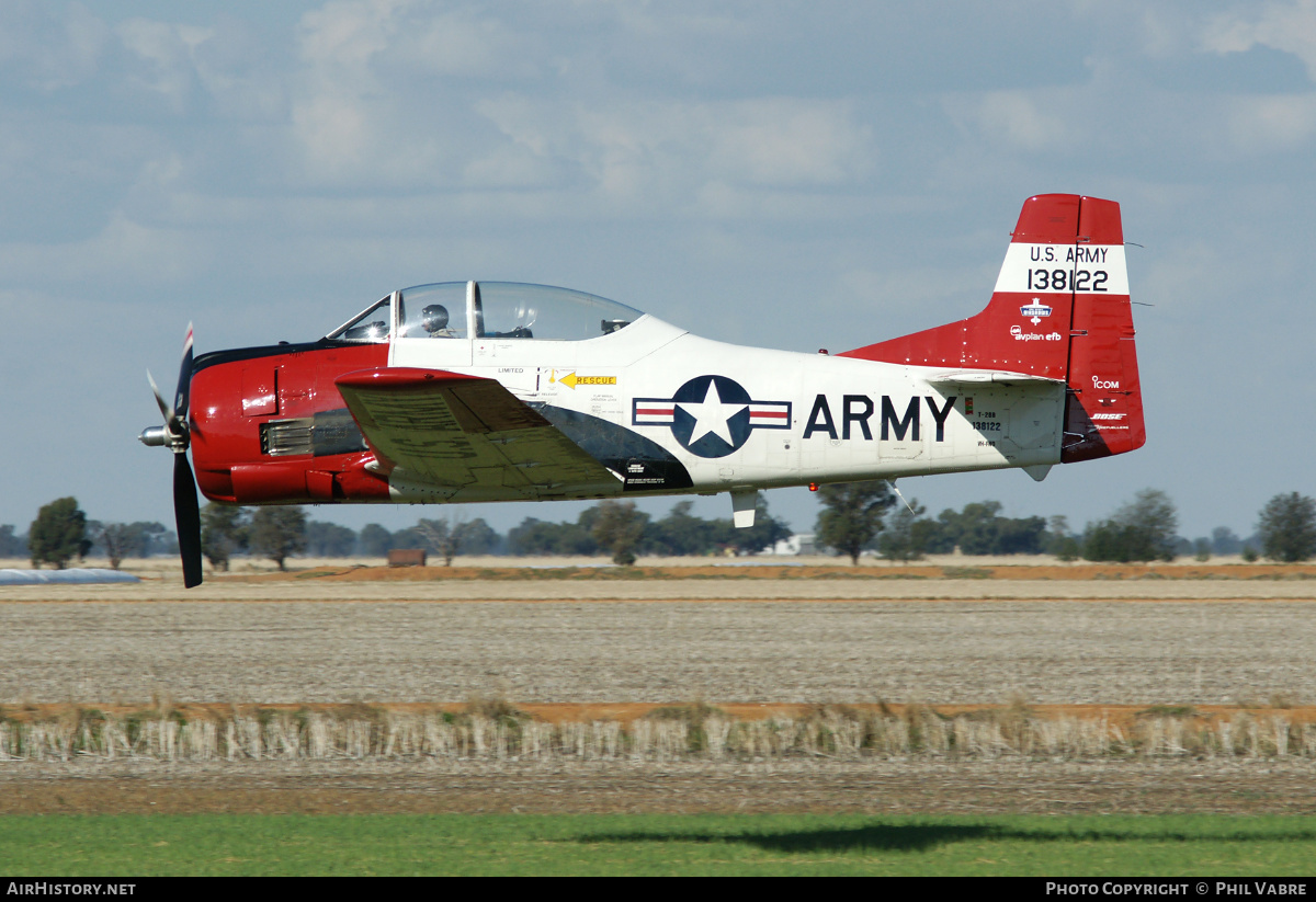 Aircraft Photo of VH-FNO / 138122 | North American T-28B Trojan | USA - Army | AirHistory.net #447958