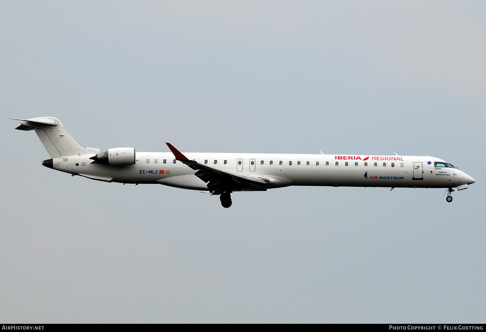 Aircraft Photo of EC-MLC | Bombardier CRJ-1000 (CL-600-2E25) | Iberia Regional | AirHistory.net #447983