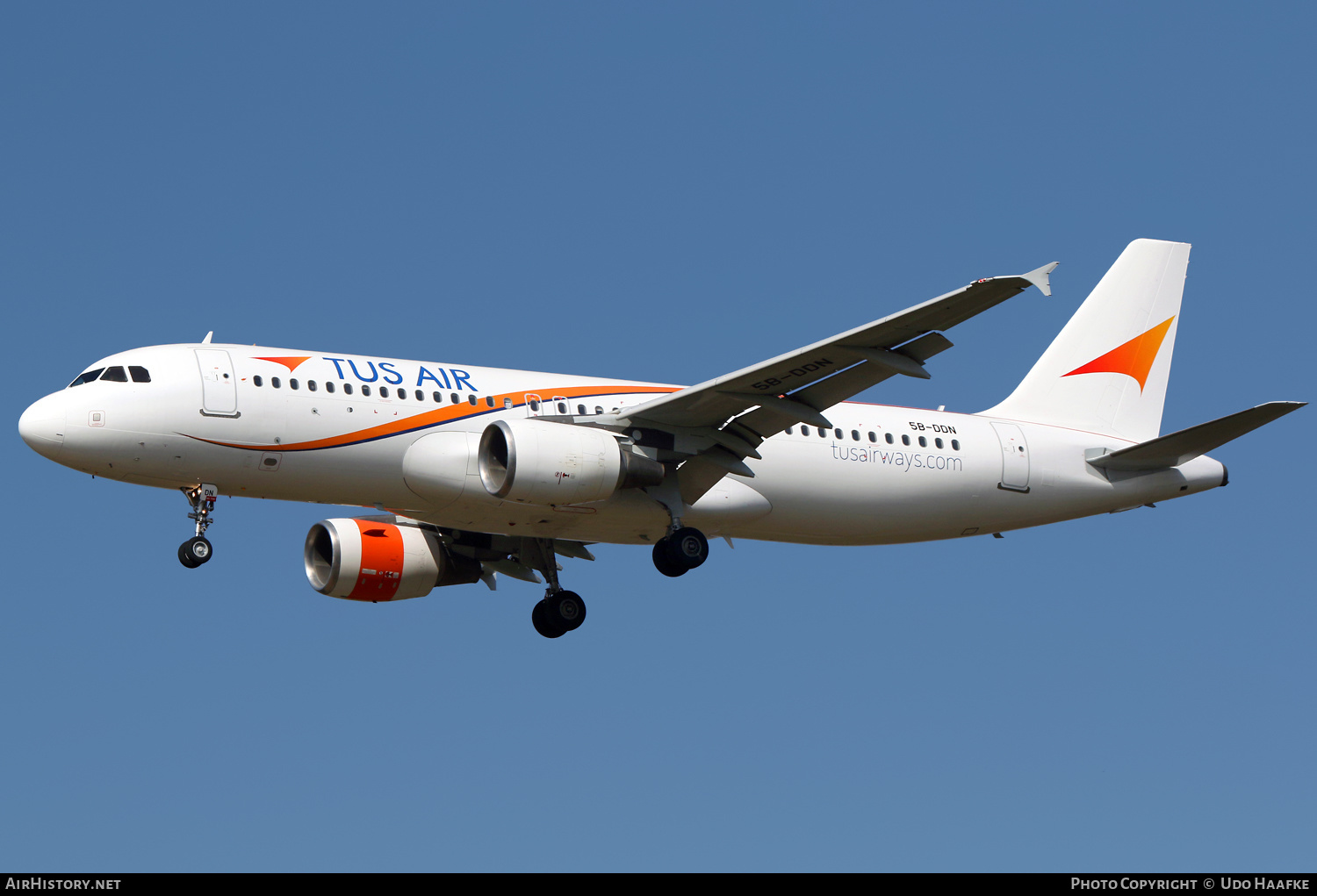 Aircraft Photo of 5B-DDN | Airbus A320-214 | Tus Airways | AirHistory.net #447991