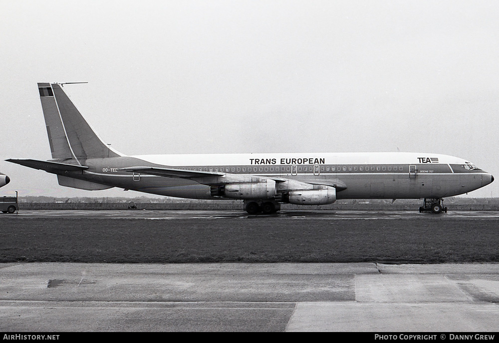 Aircraft Photo of OO-TEE | Boeing 707-131 | TEA - Trans European Airways | AirHistory.net #448003