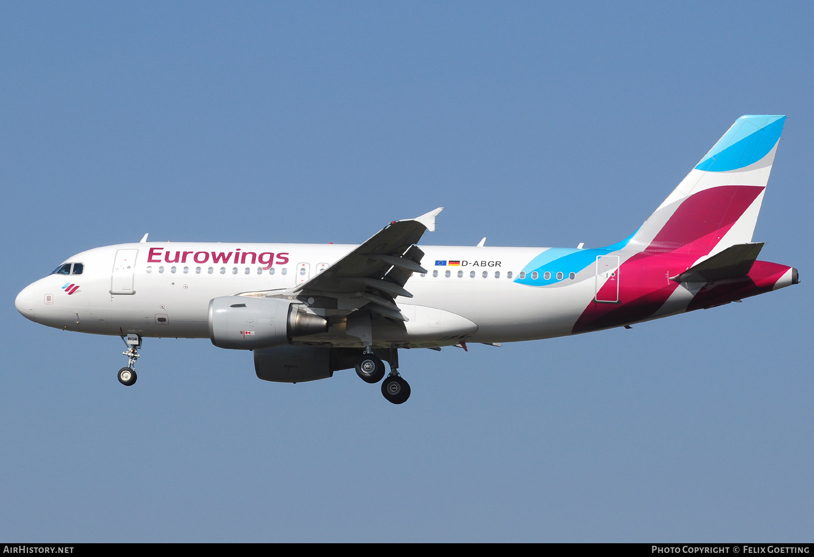 Aircraft Photo of D-ABGR | Airbus A319-112 | Eurowings | AirHistory.net #448030