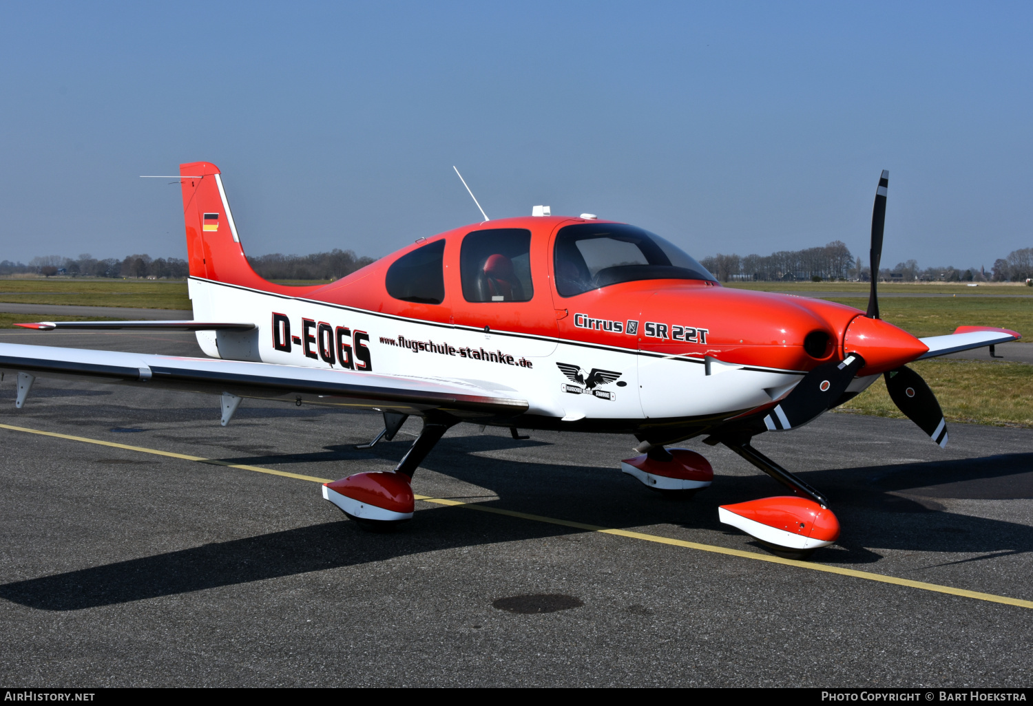 Aircraft Photo of D-EQGS | Cirrus SR-22T G3 | Flugschule Stahnke | AirHistory.net #448032
