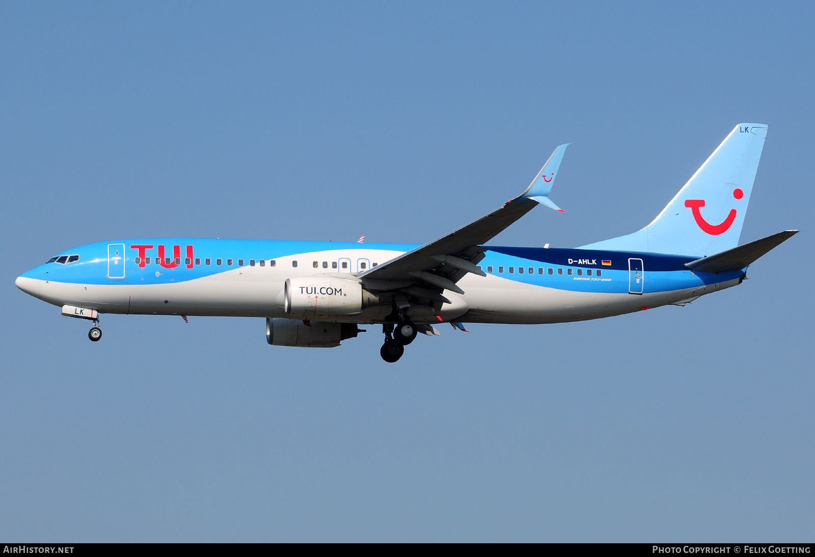 Aircraft Photo of D-AHLK | Boeing 737-8K5 | TUI | AirHistory.net #448036