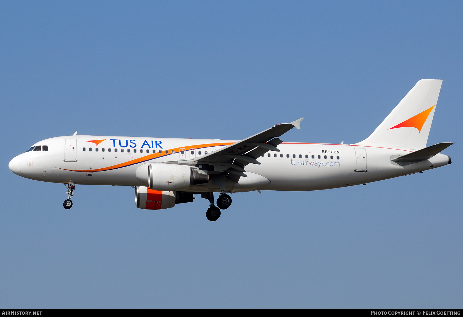 Aircraft Photo of 5B-DDN | Airbus A320-214 | Tus Airways | AirHistory.net #448046
