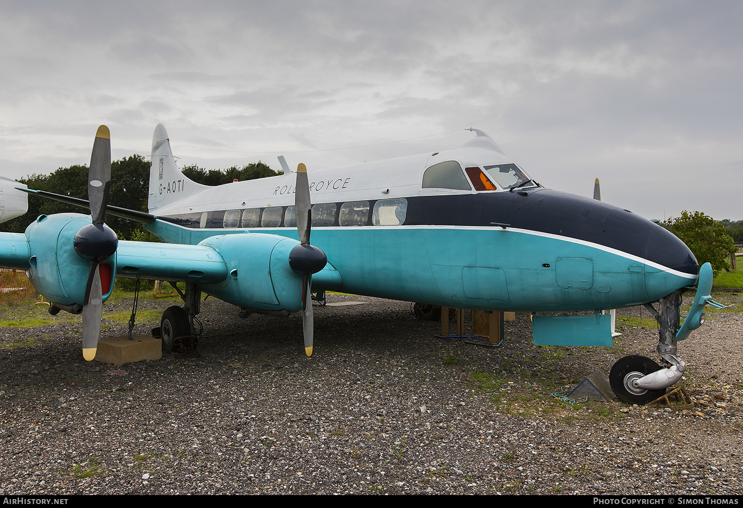 Aircraft Photo of G-AOTI | De Havilland D.H. 114 Heron 2D | Rolls-Royce | AirHistory.net #448062
