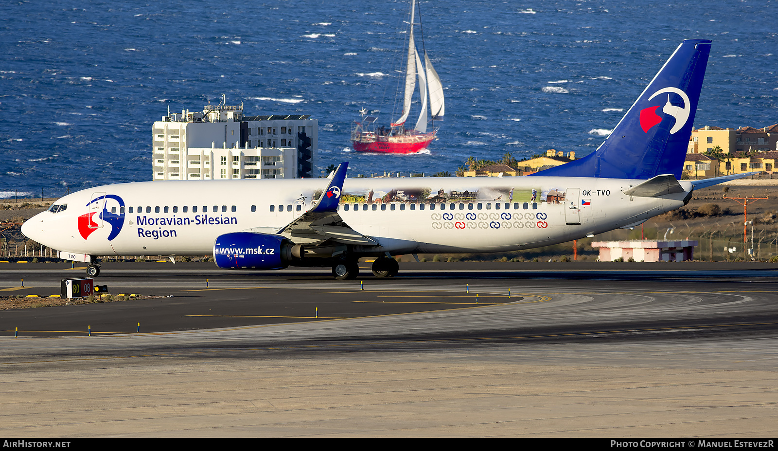 Aircraft Photo of OK-TVO | Boeing 737-8CX | Travel Service | AirHistory.net #448101