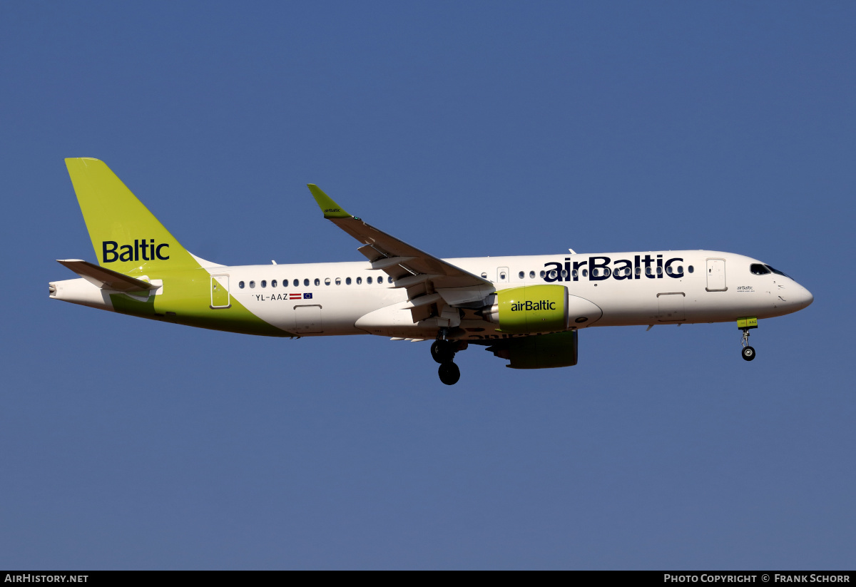 Aircraft Photo of YL-AAZ | Airbus A220-371 (BD-500-1A11) | AirBaltic | AirHistory.net #448109