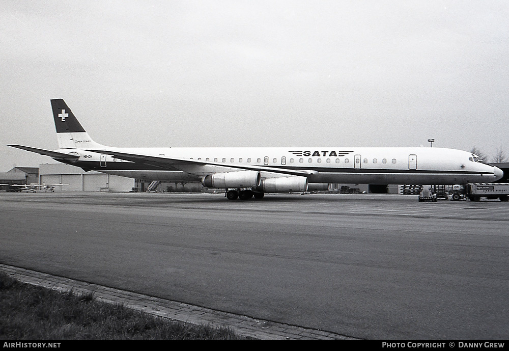 Aircraft Photo of HB-IDM | McDonnell Douglas DC-8-63CF | SATA - SA de Transport Aérien | AirHistory.net #448116