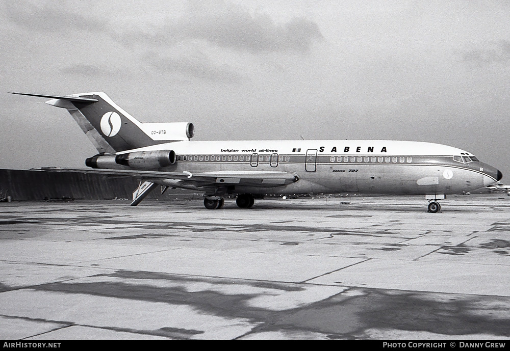 Aircraft Photo of OO-STB | Boeing 727-29C | Sabena | AirHistory.net #448118