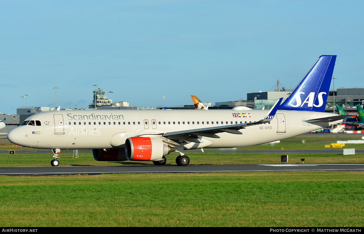 Aircraft Photo of SE-DYD | Airbus A320-251N | Scandinavian Airlines - SAS | AirHistory.net #448135