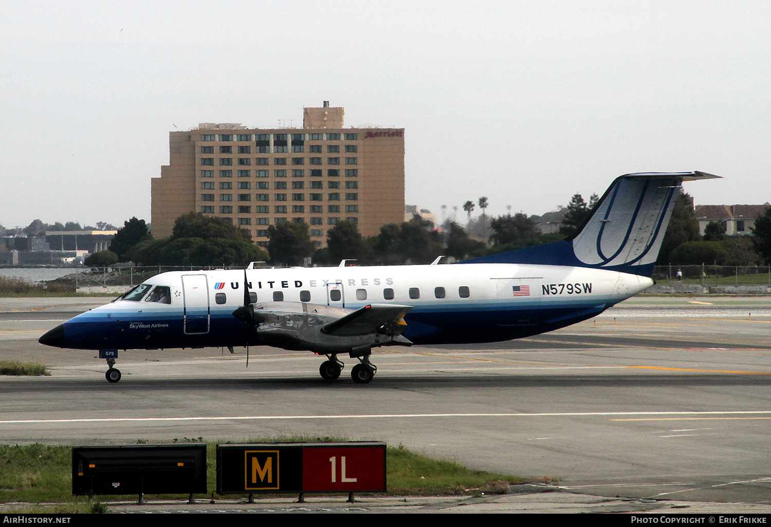 Aircraft Photo of N579SW | Embraer EMB-120ER Brasilia | United Express | AirHistory.net #448136