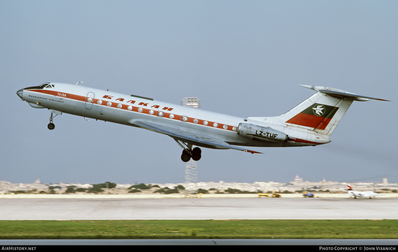 Aircraft Photo of LZ-TUF | Tupolev Tu-134 | Balkan - Bulgarian Airlines | AirHistory.net #448175