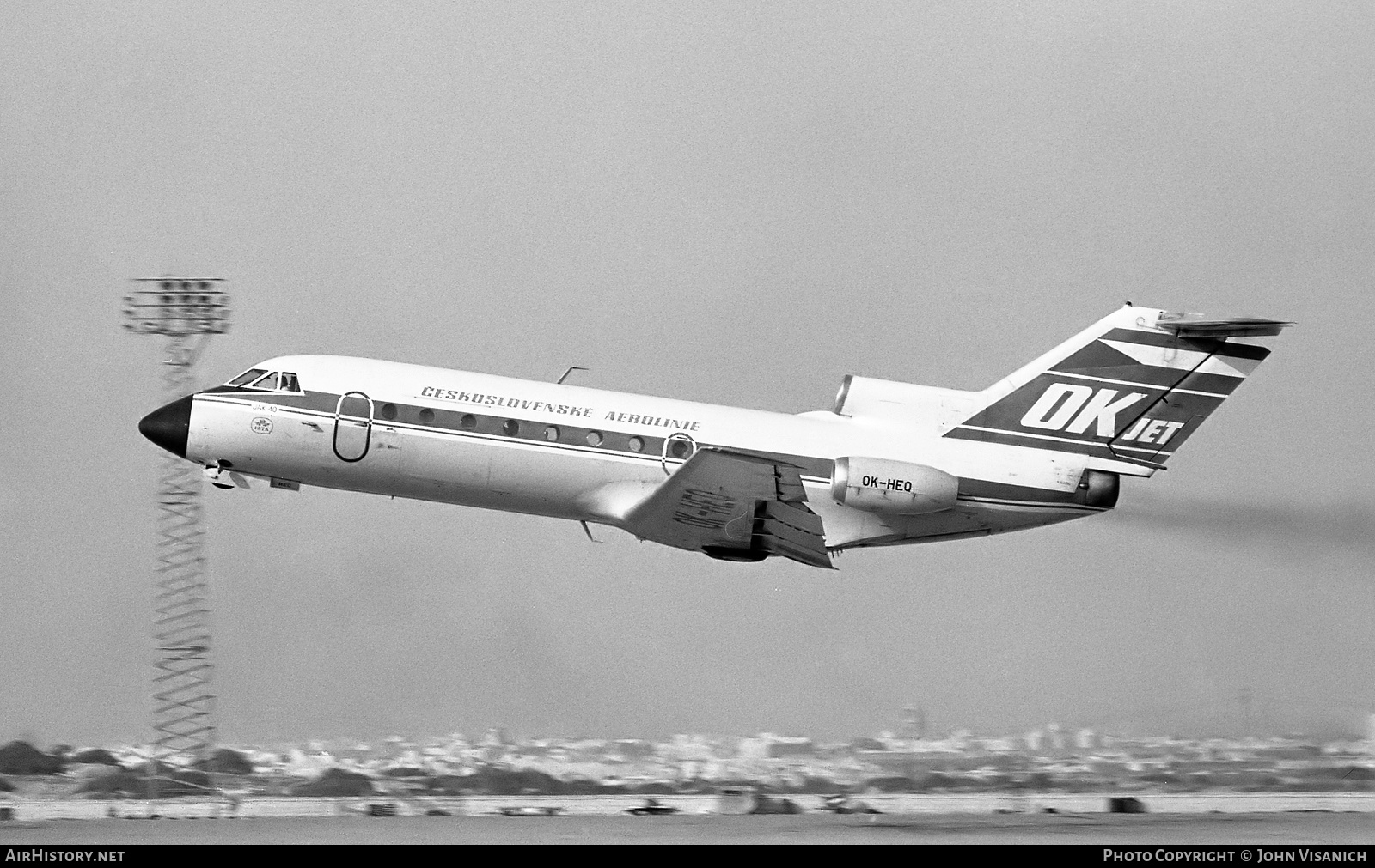 Aircraft Photo of OK-HEQ | Yakovlev Yak-40K | ČSA - Československé Aerolinie - Czechoslovak Airlines | AirHistory.net #448180