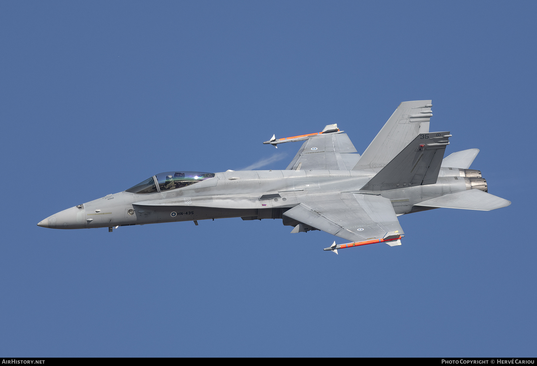 Aircraft Photo of HN-435 | McDonnell Douglas F/A-18C Hornet | Finland - Air Force | AirHistory.net #448182