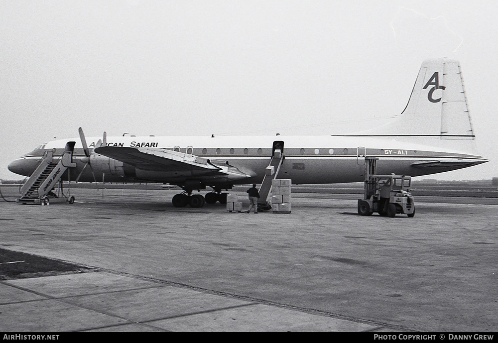 Aircraft Photo of 5Y-ALT | Bristol 175 Britannia 313 | African Safari Airways - ASA | AirHistory.net #448255