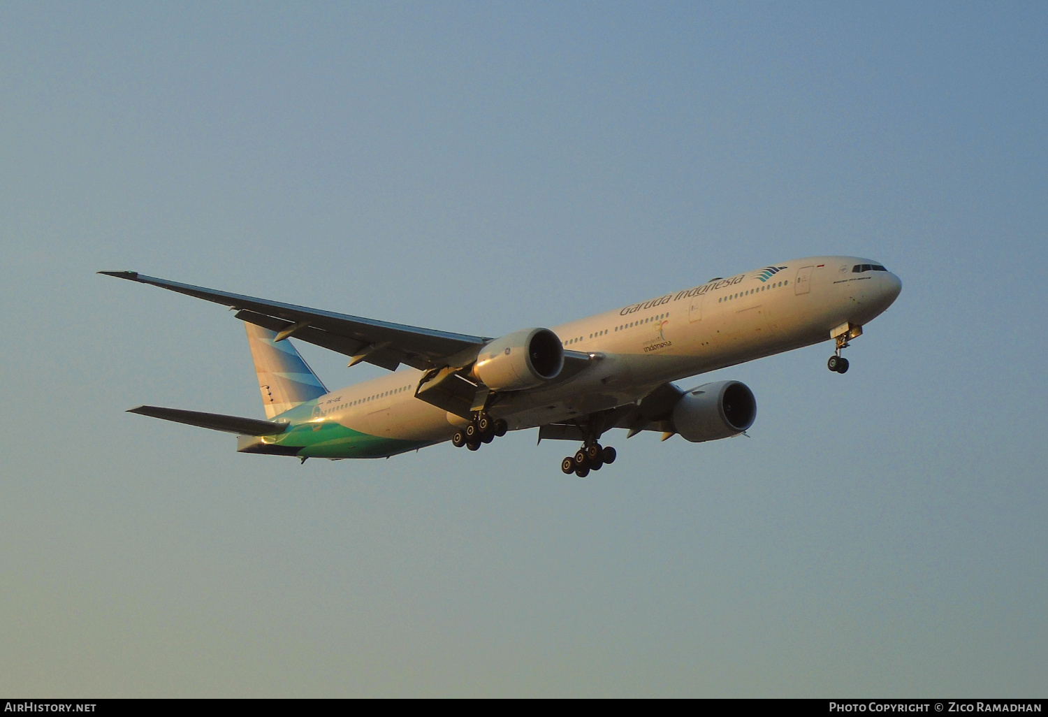 Aircraft Photo of PK-GIE | Boeing 777-3U3/ER | Garuda Indonesia | AirHistory.net #448259