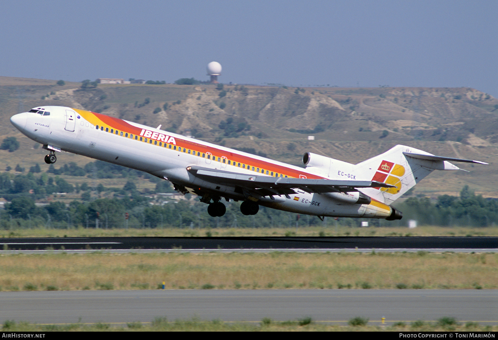 Aircraft Photo of EC-GCK | Boeing 727-256/Adv | Iberia | AirHistory.net #448263